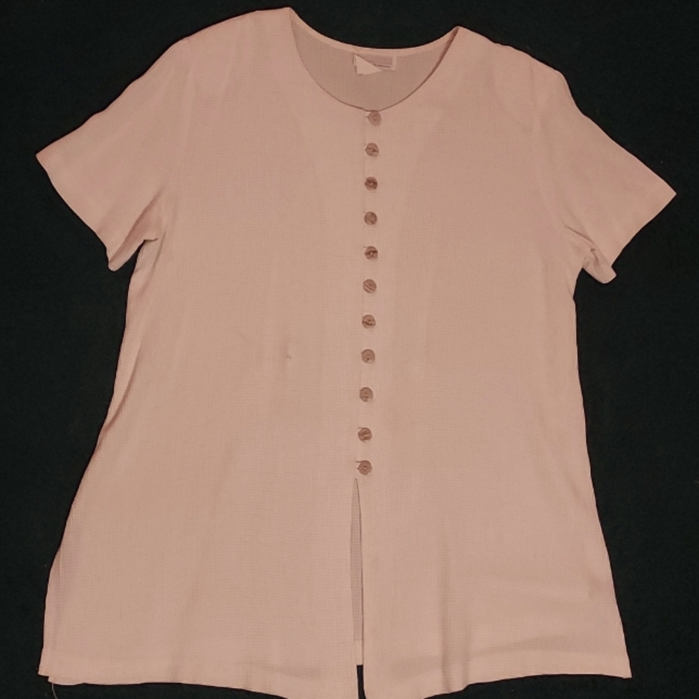 Dan Howard Maternities, size large. Cream button down.